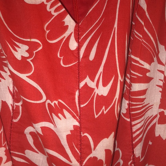 Phase Eight Red floral dress - Picture 4 of 5